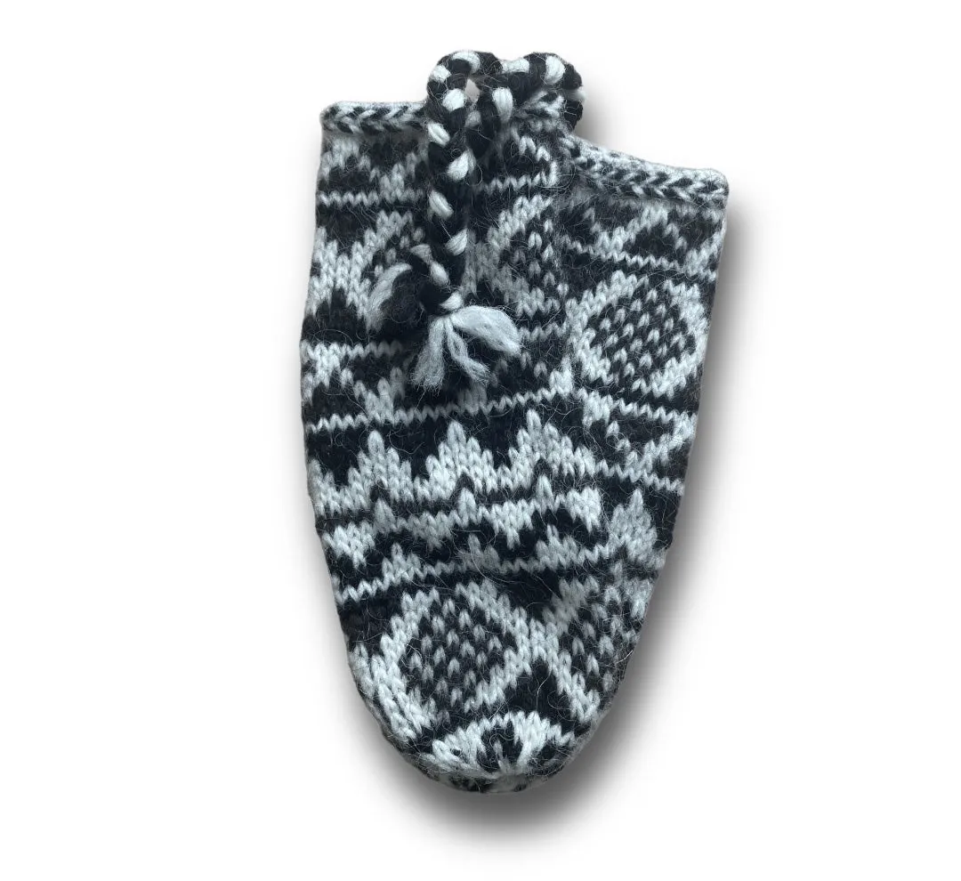 Goa Wool Mittens - Black