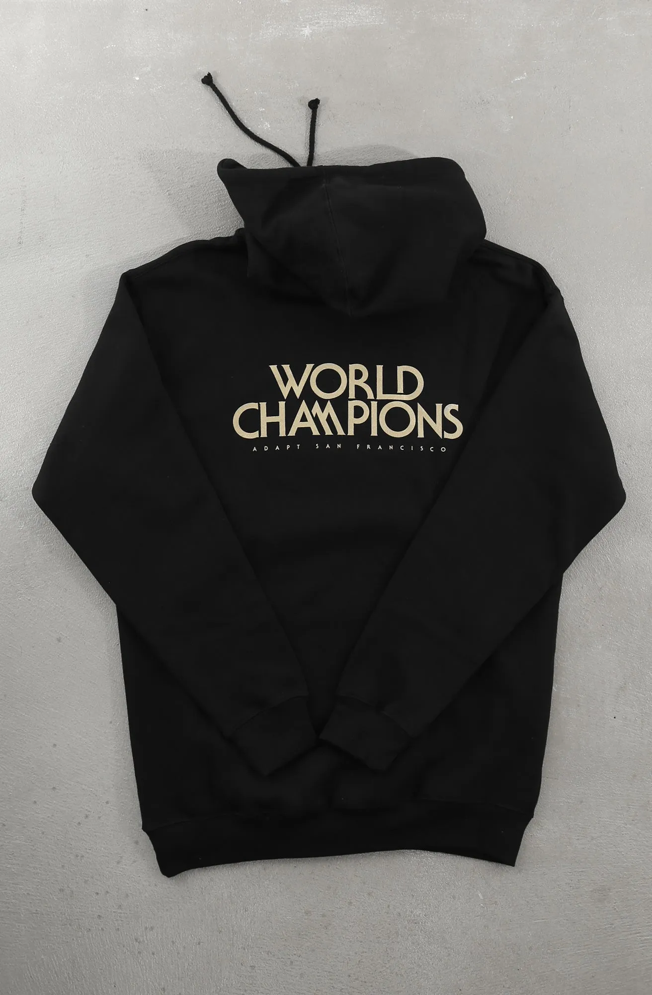 Gold Blooded Serif (Men's Black Hoody)