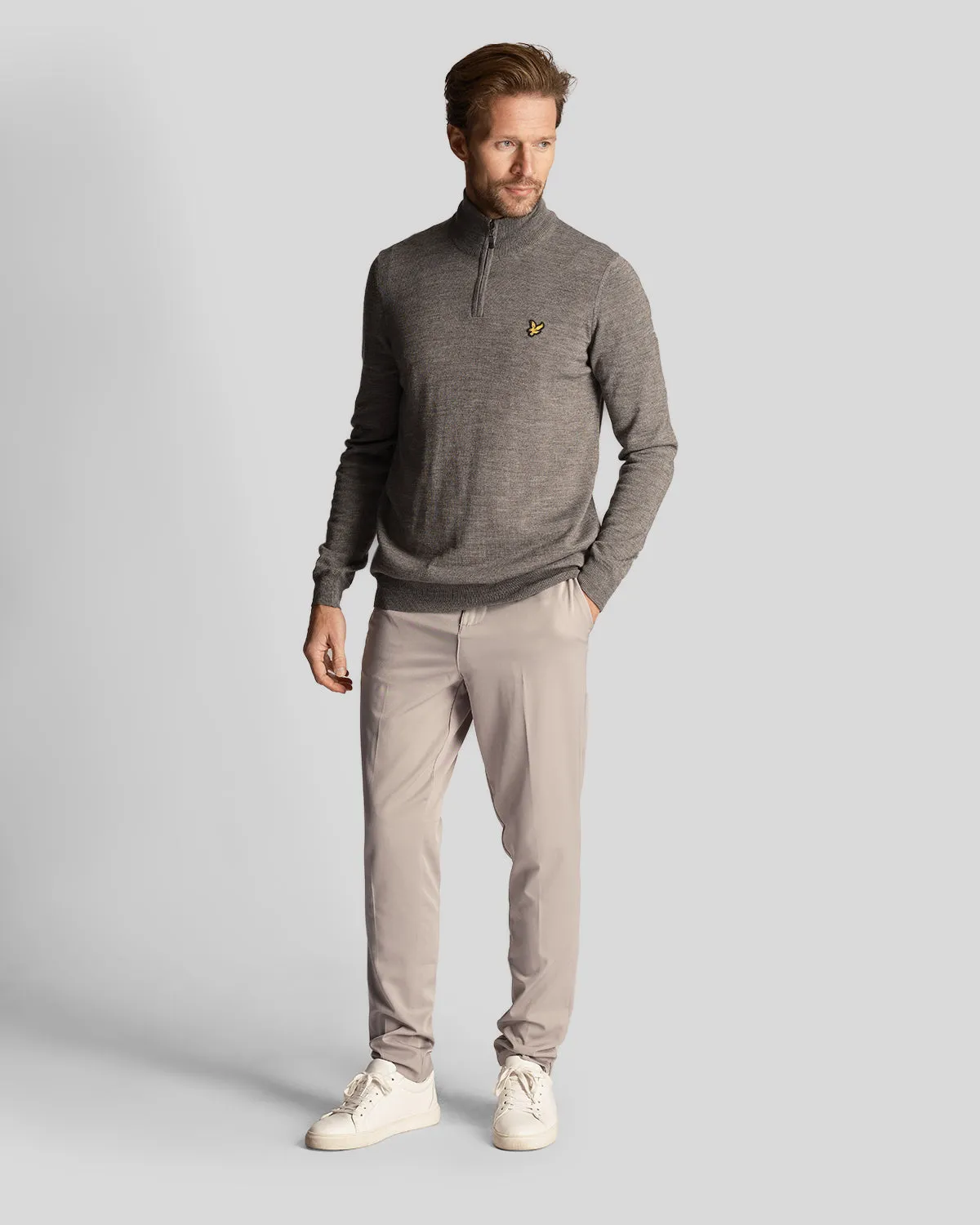 Golf Core 1/4 Zip Merino Jumper