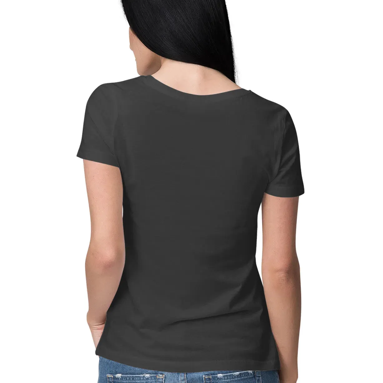 Graphy Half Sleeves Cotton T-shirt for Women