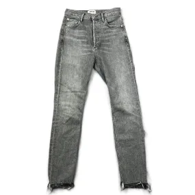 Grey Jeans Straight By Agolde, Size: 2