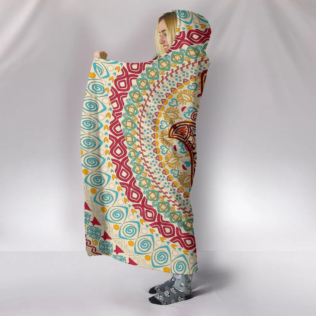 Hamsa Hand Hooded Blanket