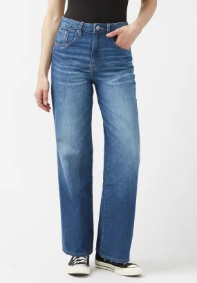 High Rise Wide Leg Addie Antique Jeans - BL15817