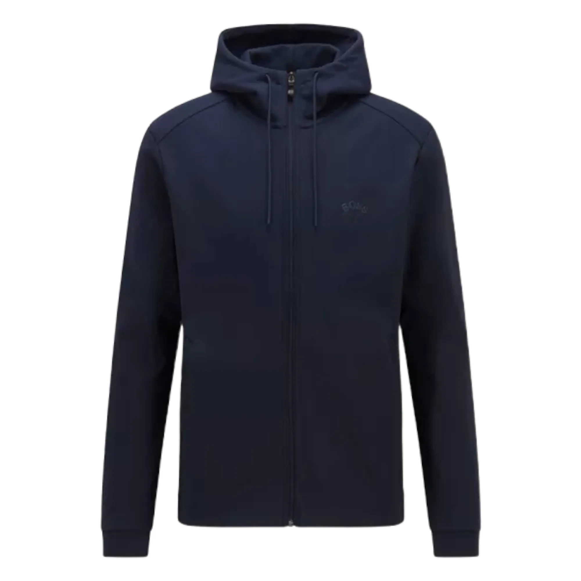 Hugo Boss Saggy Zipped Hoodie - Navy