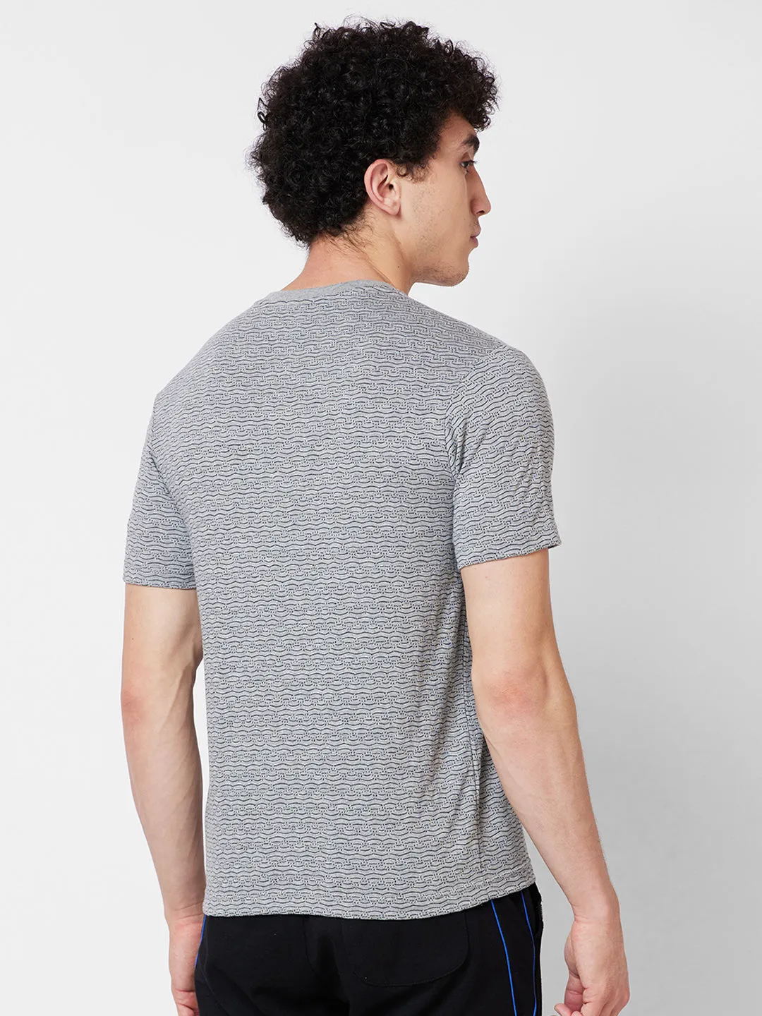 Jacquard Henley