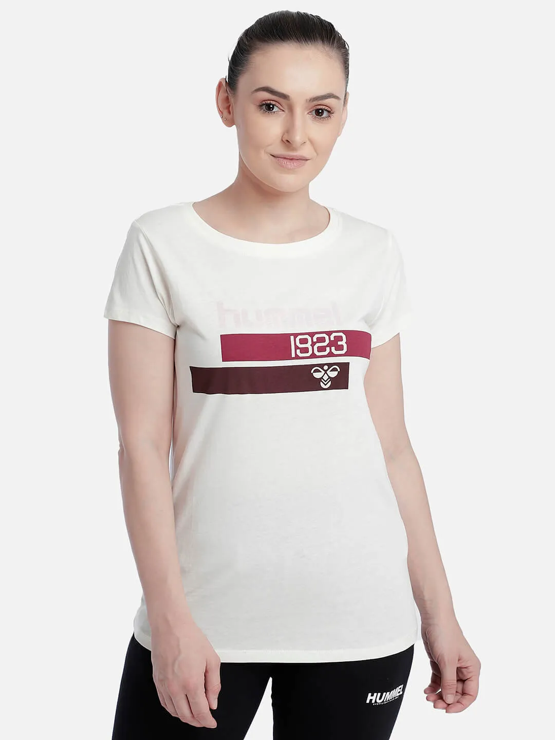 Jade Women Cotton White T-Shirt