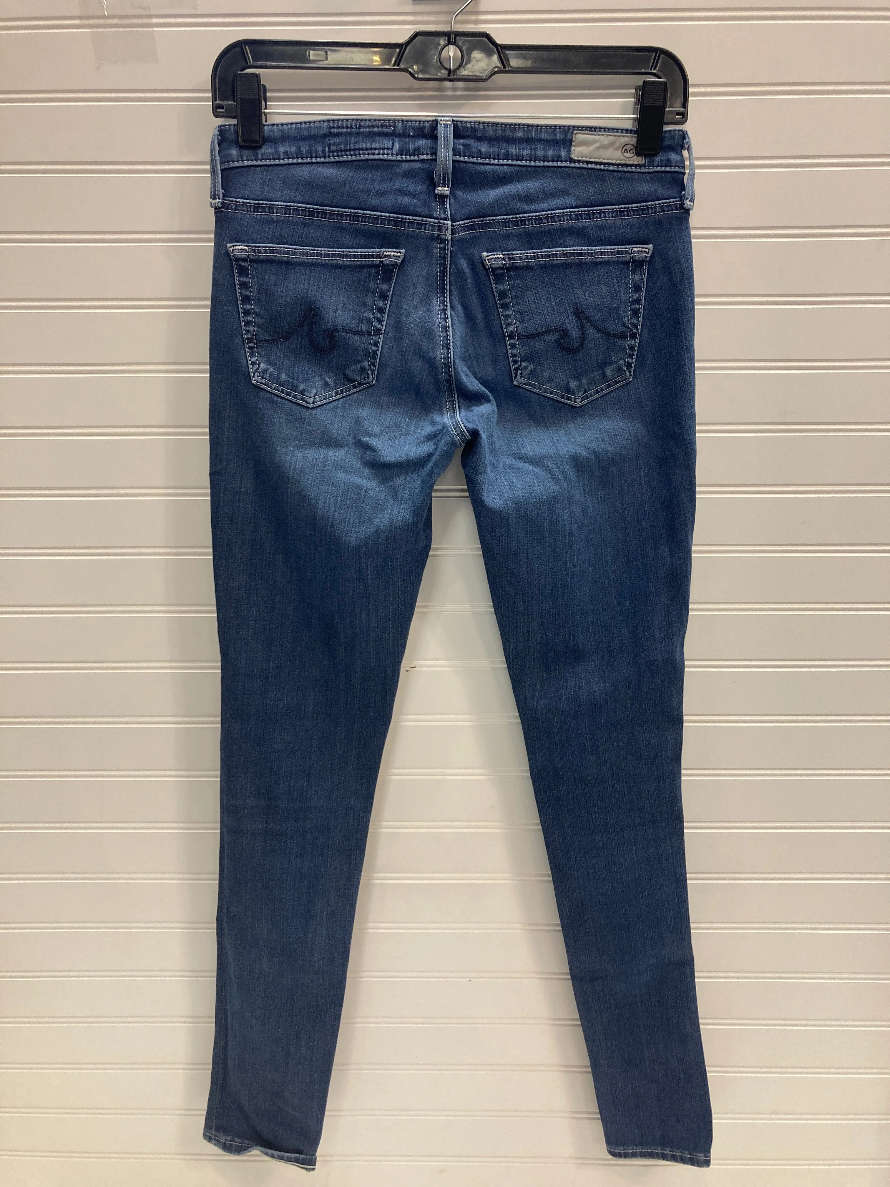 Jeans Skinny By Ag Jeans In Blue Denim, Size: 2