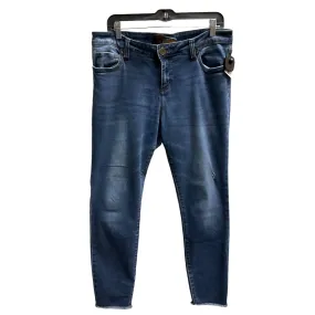 Jeans Skinny By Kut In Blue Denim, Size: 14