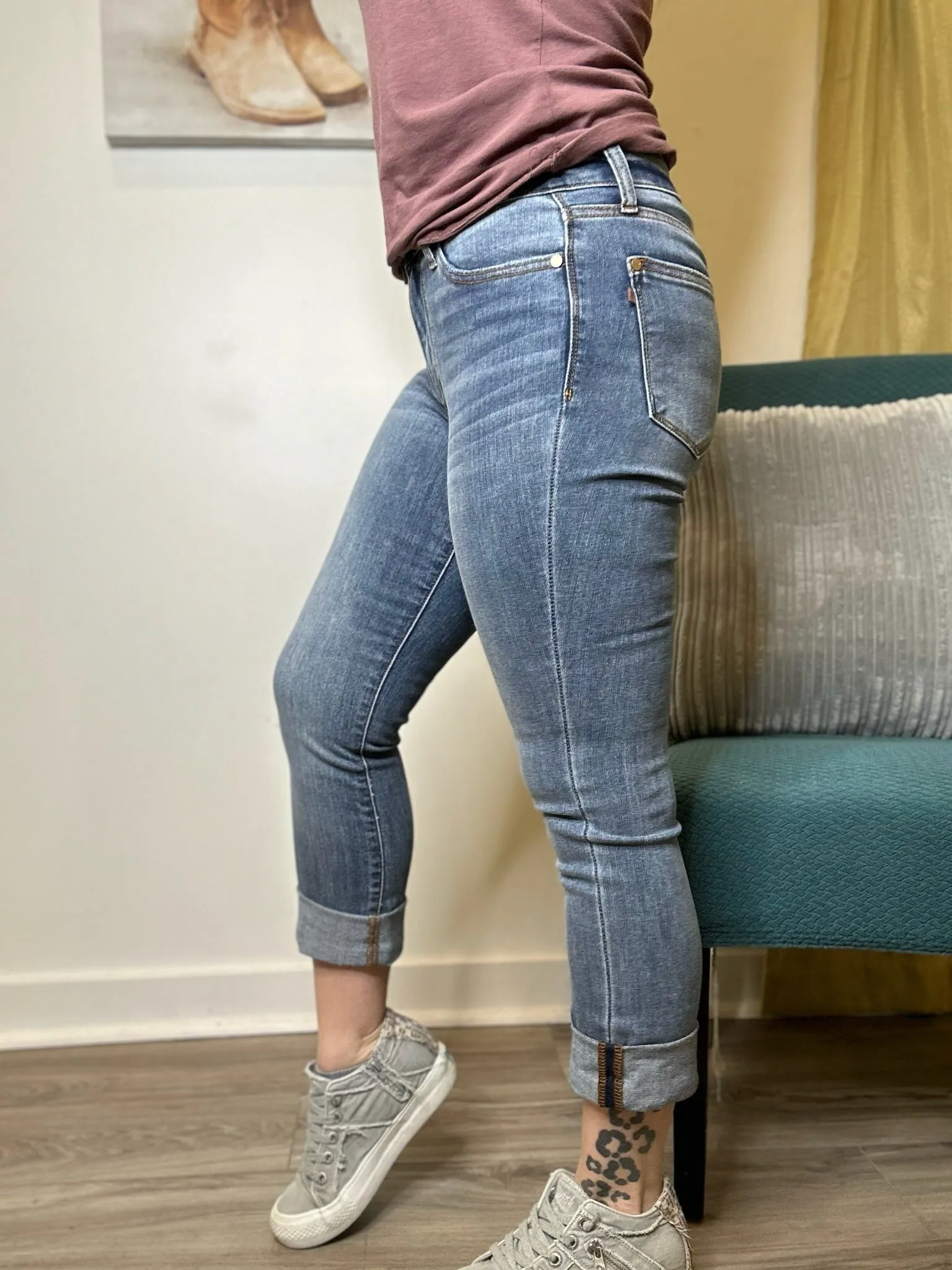 Judy Blue Skinny Capri Jeans