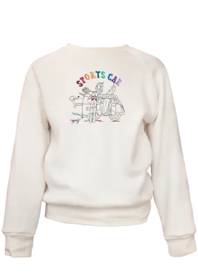 Kid's Sports Car Classic Crew Pullover