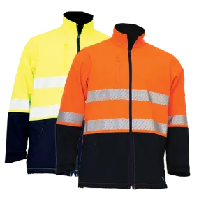 KM Workwear Soft Shell Jacket c/w 3M Segmented Tape M7131T