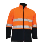 KM Workwear Soft Shell Jacket c/w 3M Segmented Tape M7131T