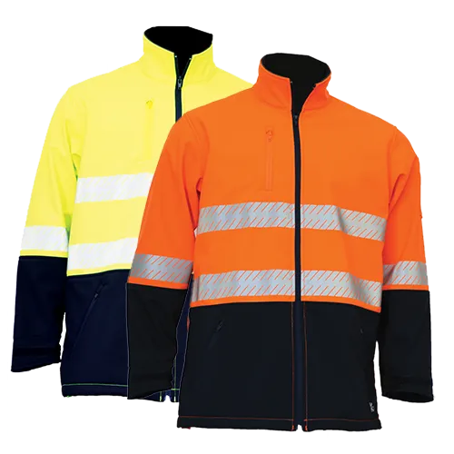 KM Workwear Soft Shell Jacket c/w 3M Segmented Tape M7131T