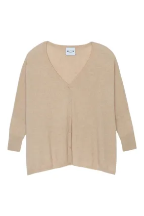 Kujten Joa Oversize Cashmere Cardigan in Organic