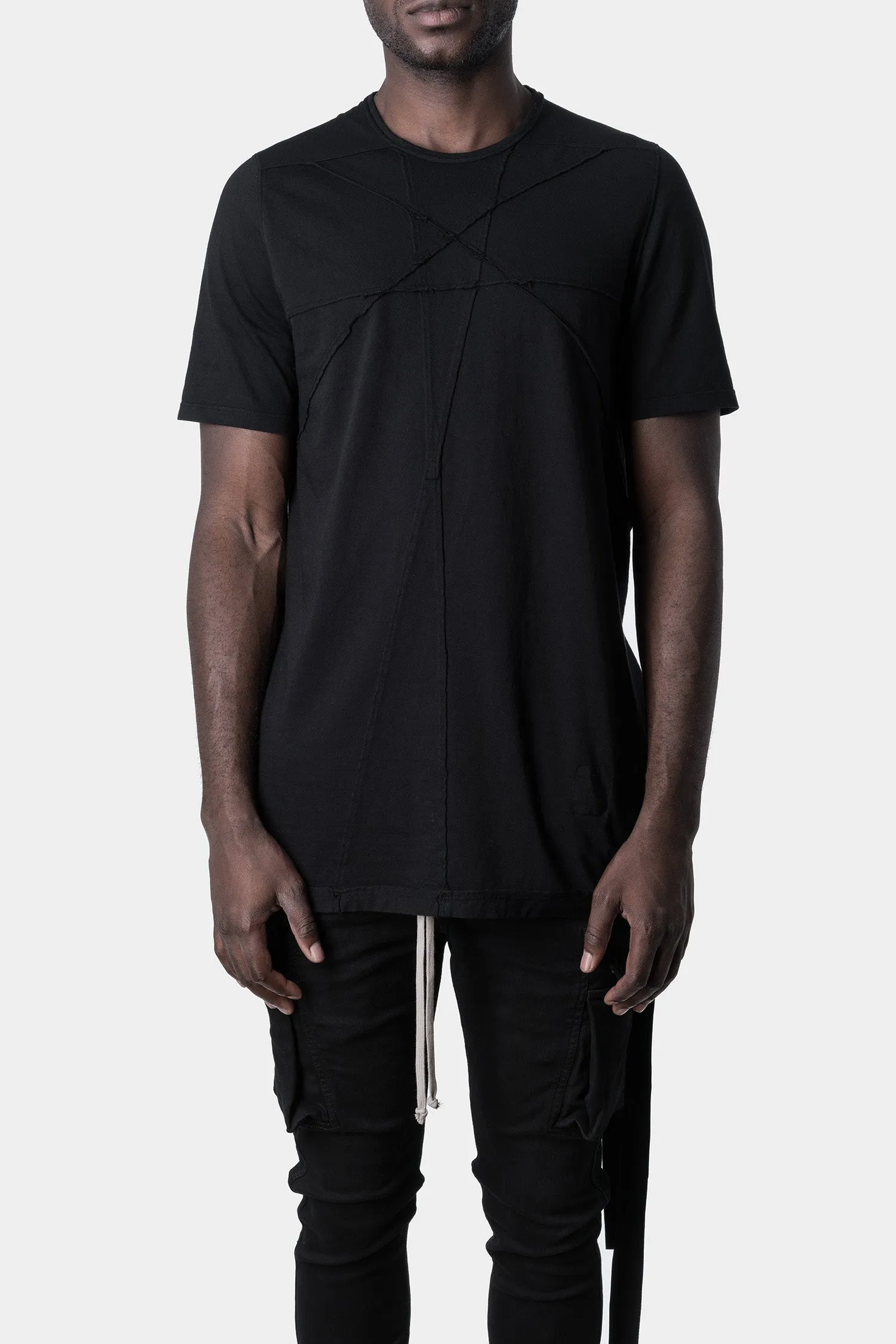 Level tee, Pentagram patchwork