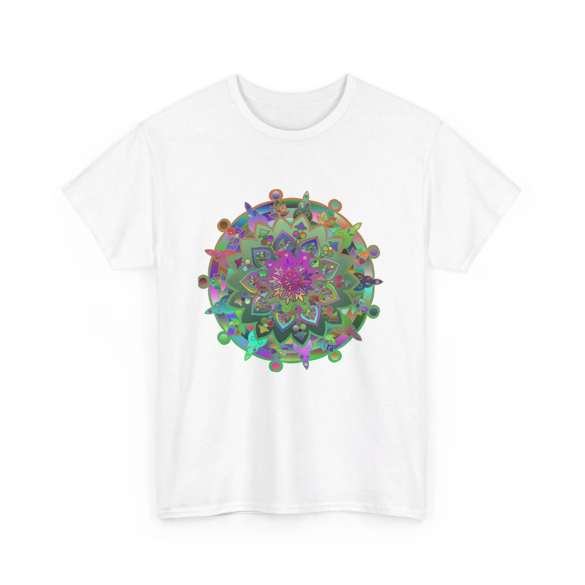 Mandala Art Yoga Mindfulness Tee - Unisex Cotton Shirt