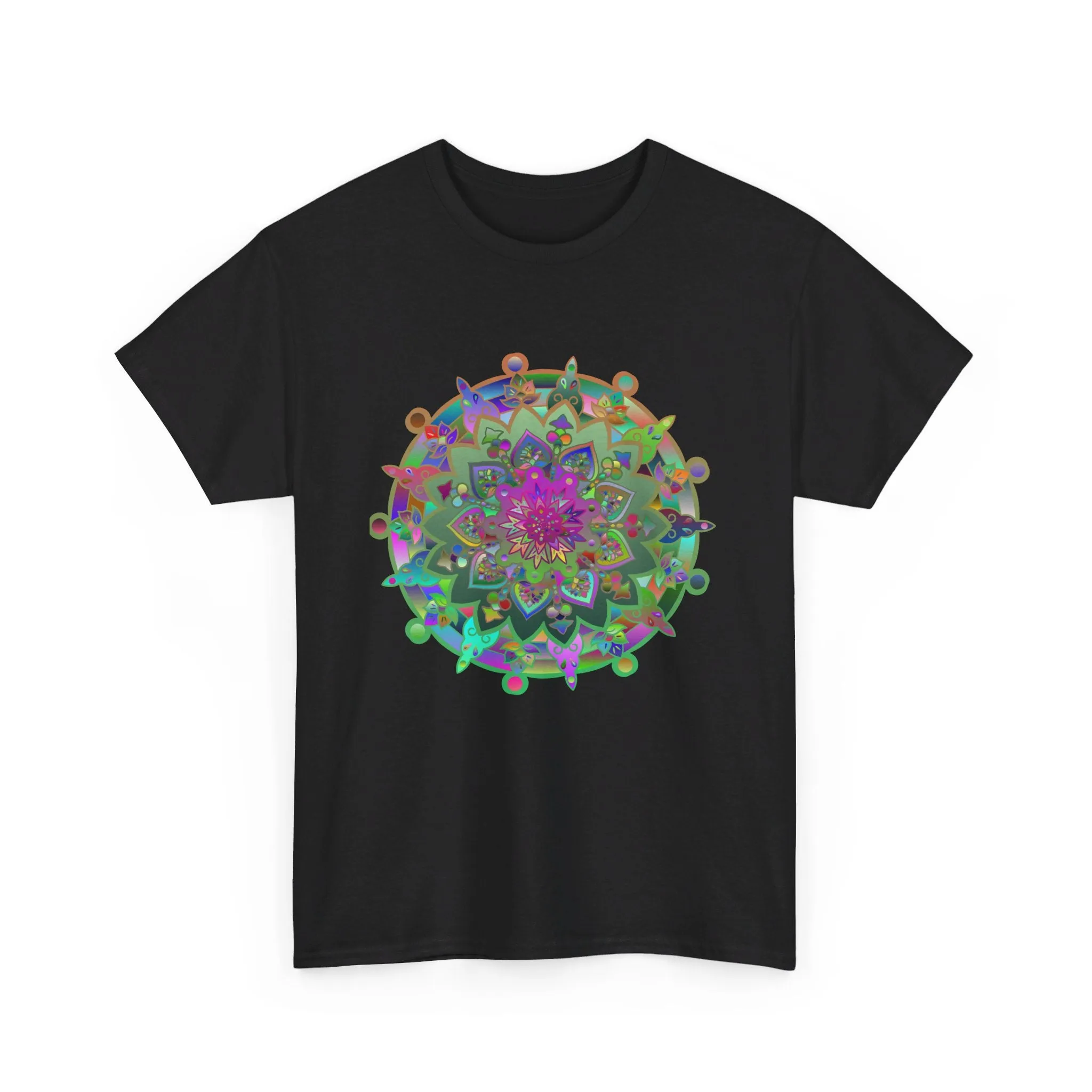 Mandala Art Yoga Mindfulness Tee - Unisex Cotton Shirt