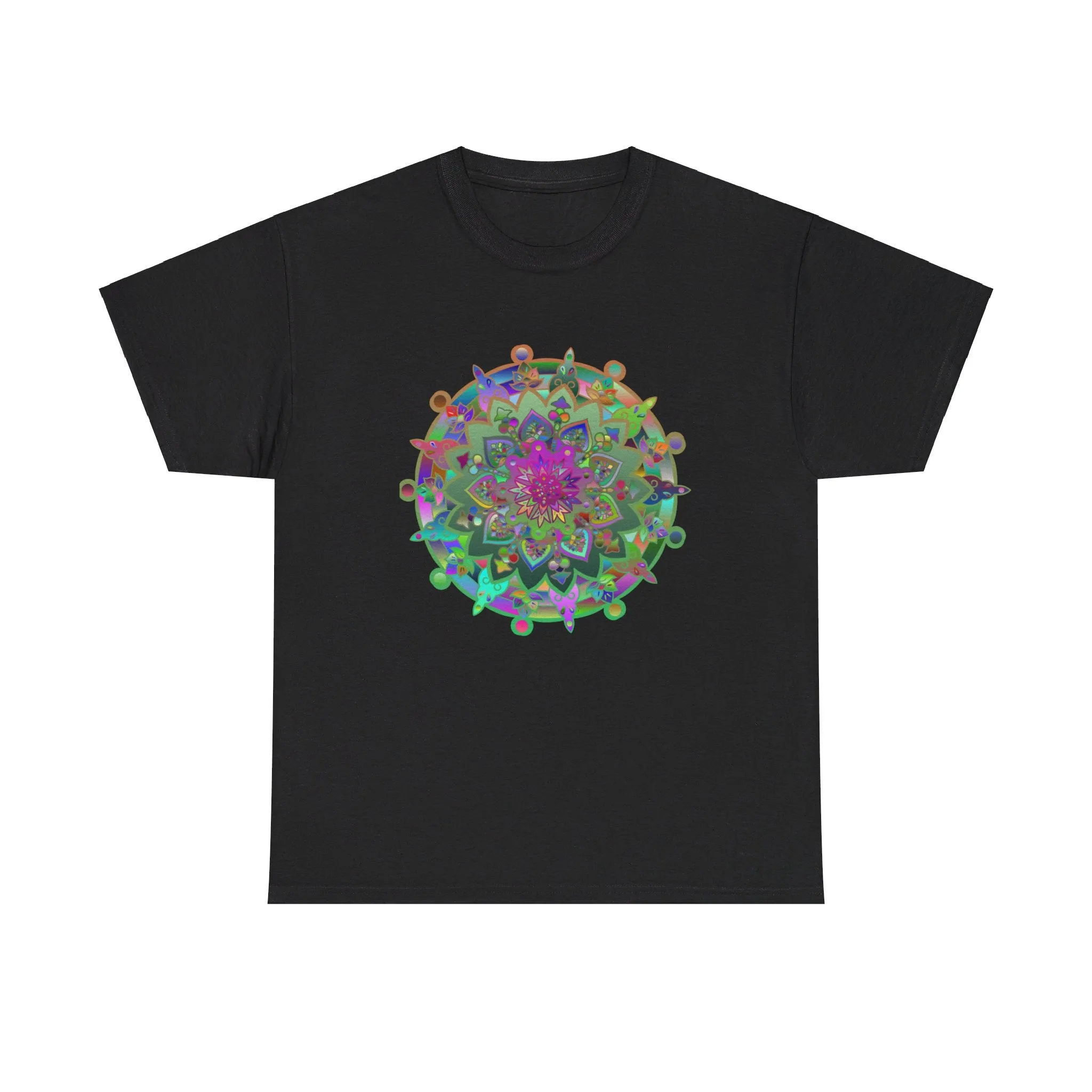 Mandala Art Yoga Mindfulness Tee - Unisex Cotton Shirt