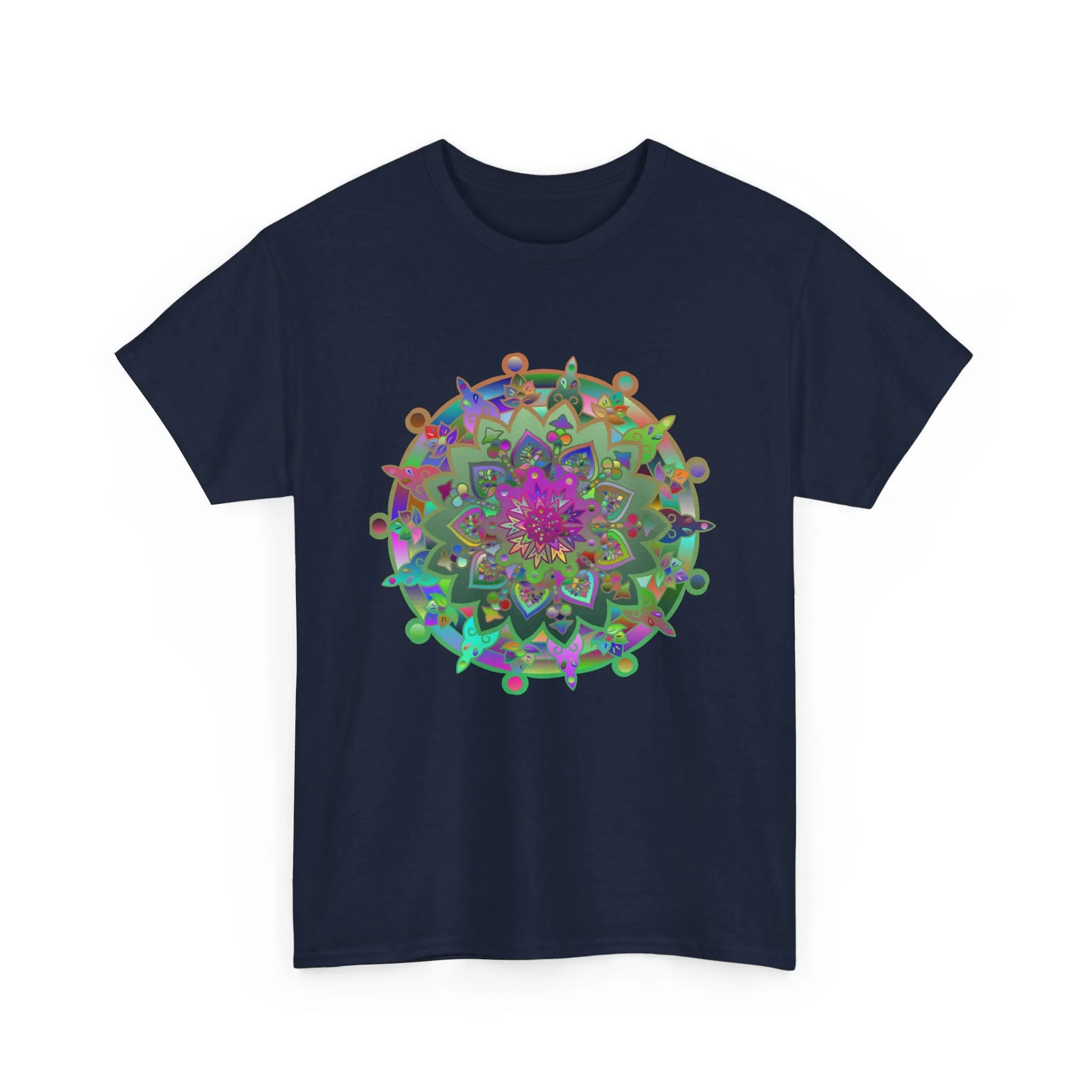 Mandala Art Yoga Mindfulness Tee - Unisex Cotton Shirt