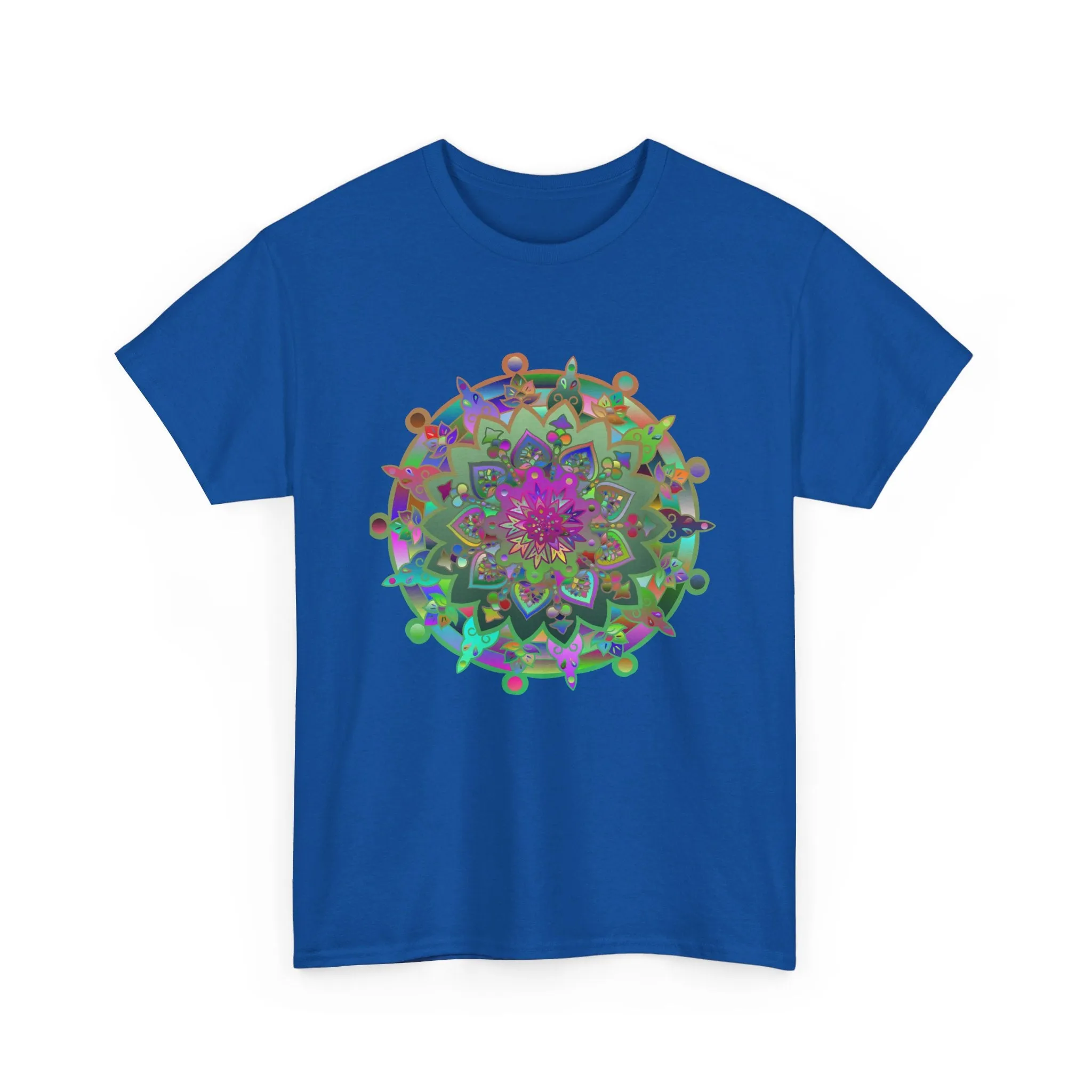 Mandala Art Yoga Mindfulness Tee - Unisex Cotton Shirt