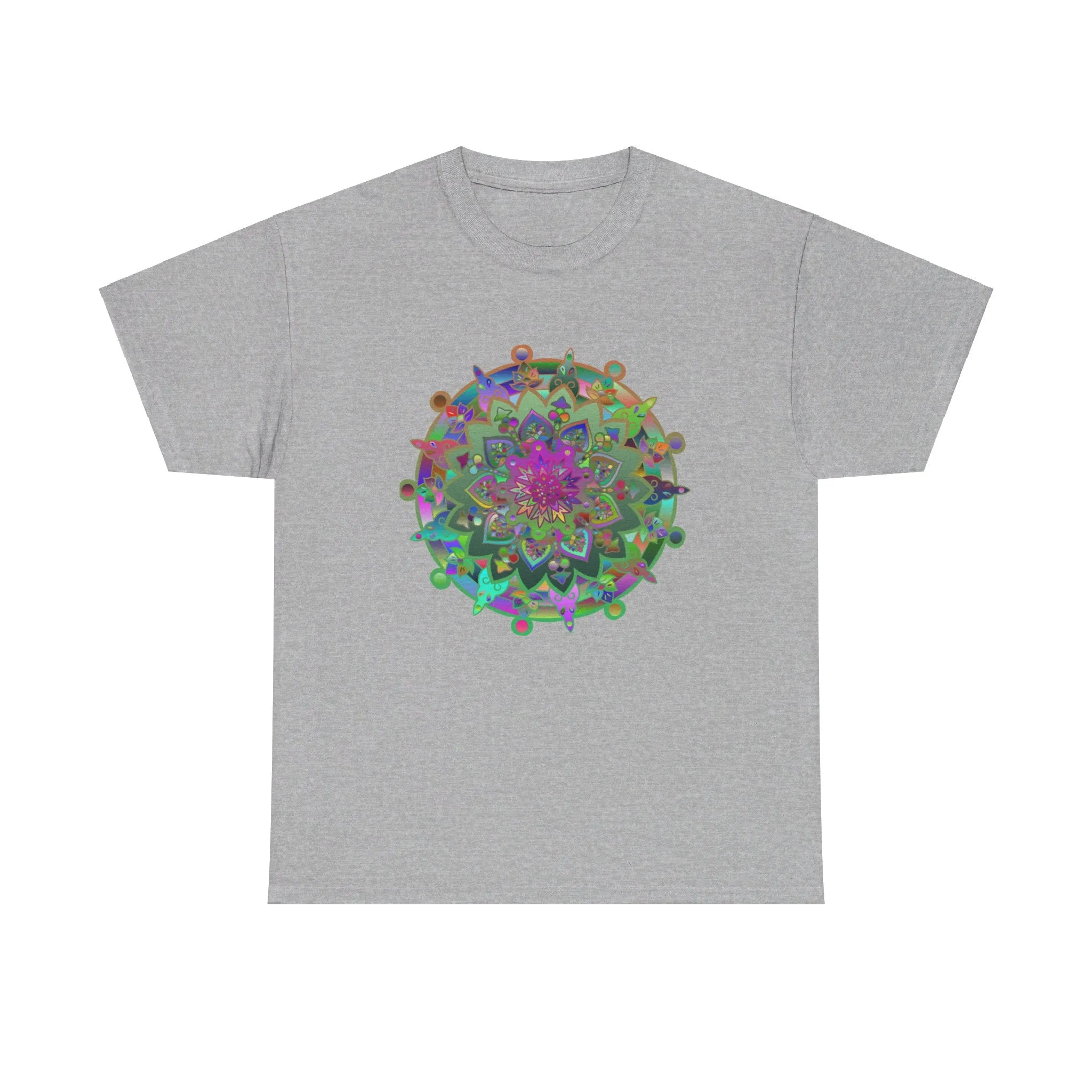 Mandala Art Yoga Mindfulness Tee - Unisex Cotton Shirt