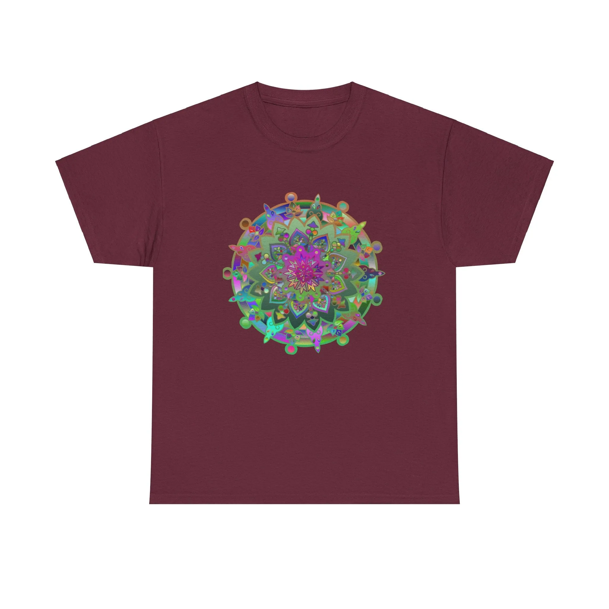 Mandala Art Yoga Mindfulness Tee - Unisex Cotton Shirt