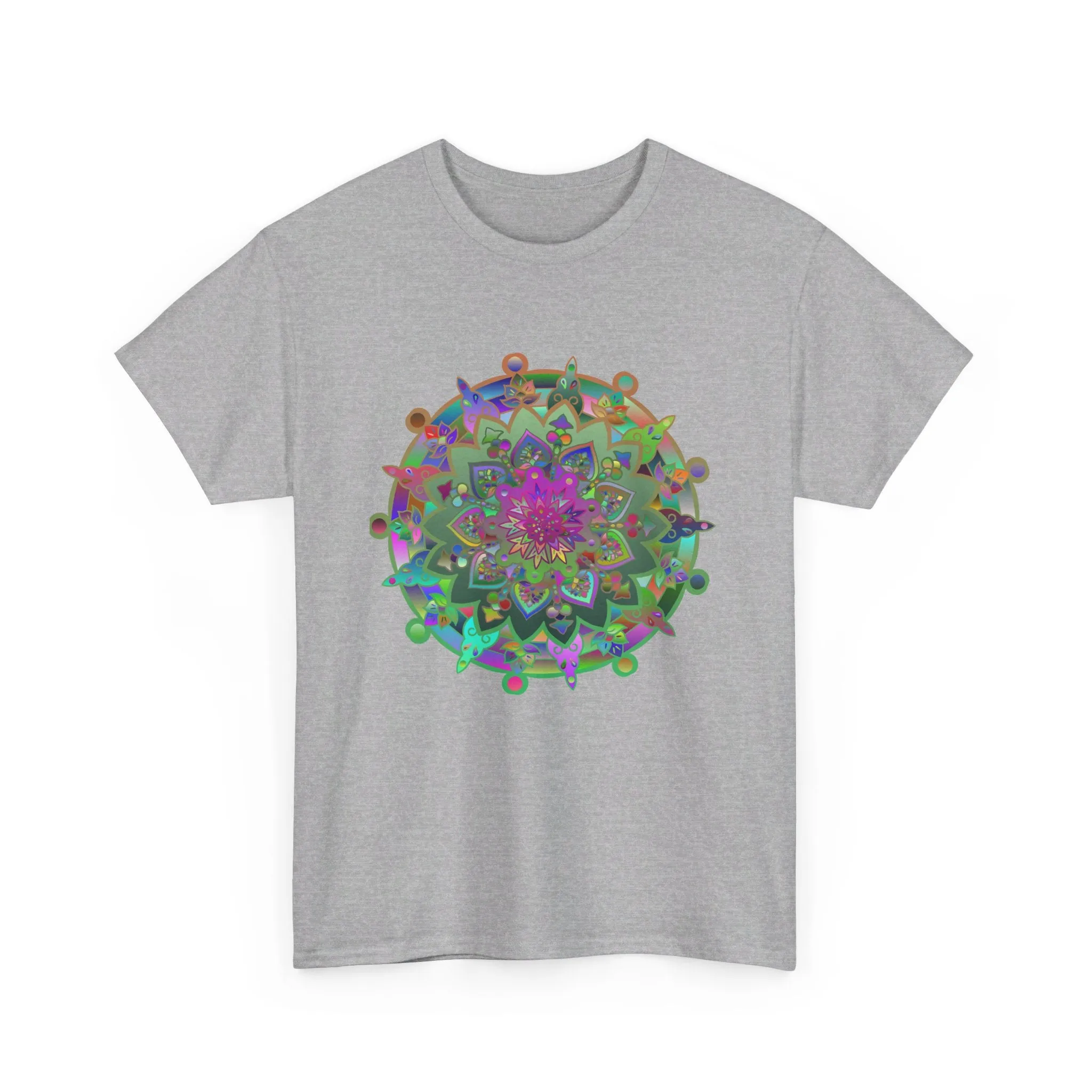 Mandala Art Yoga Mindfulness Tee - Unisex Cotton Shirt