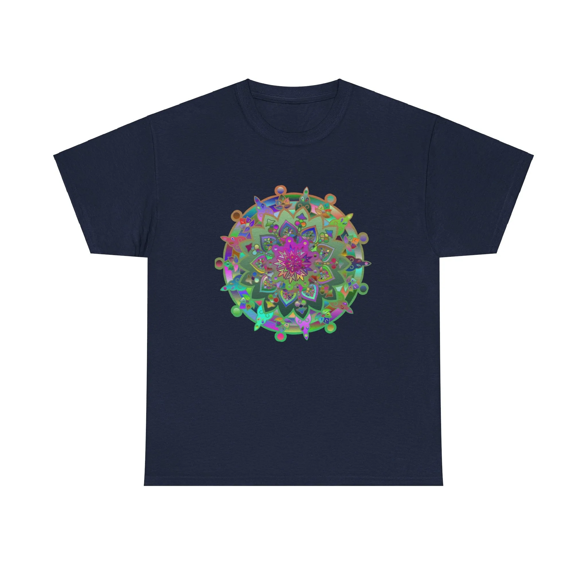 Mandala Art Yoga Mindfulness Tee - Unisex Cotton Shirt