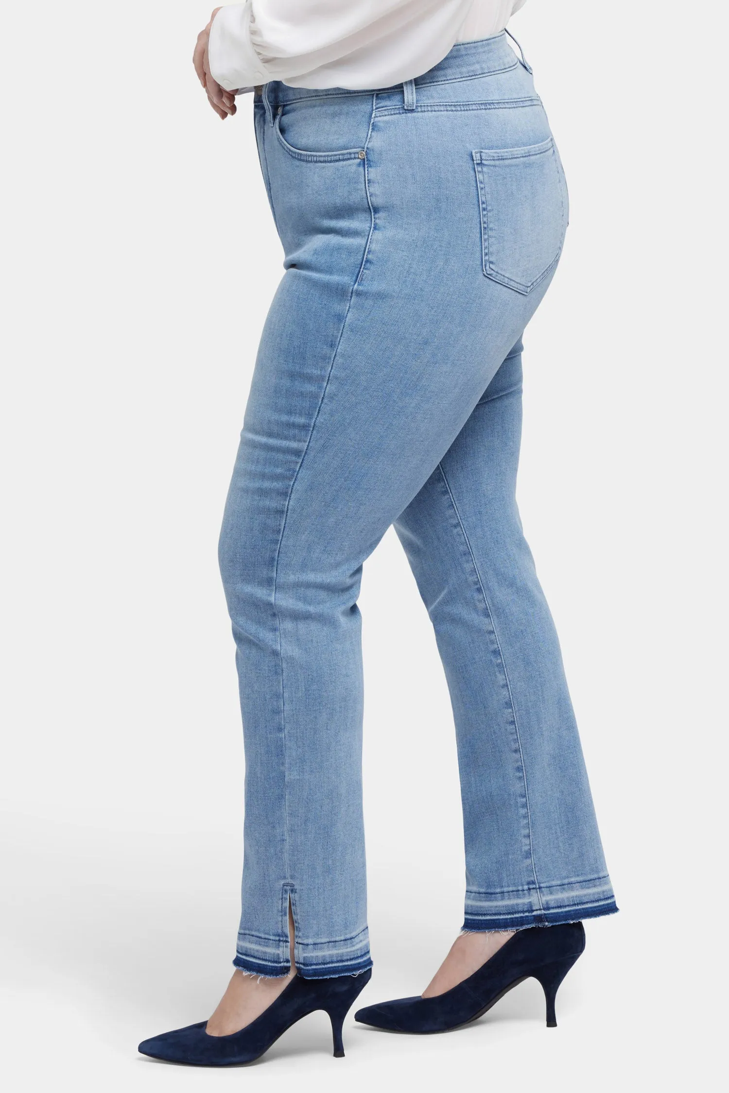 Marilyn Straight Jeans In Plus Size - Big Skies