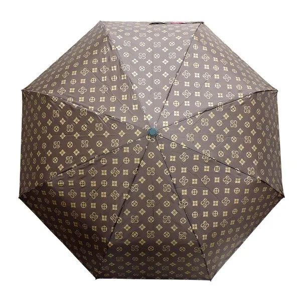 MONOGRAM PRINTED AUTO UMBRELLA