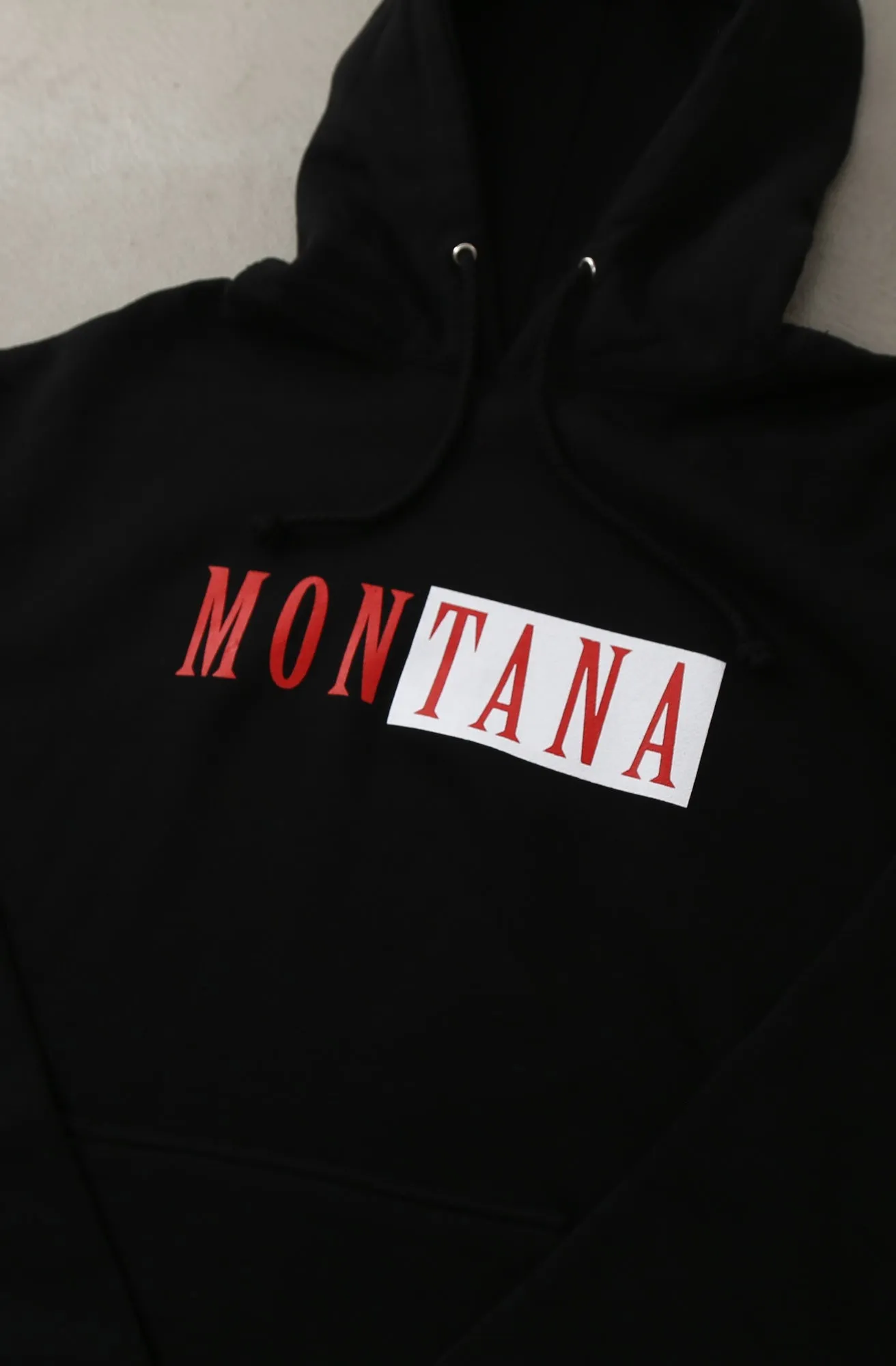 Montana (Men's Black Hoody)