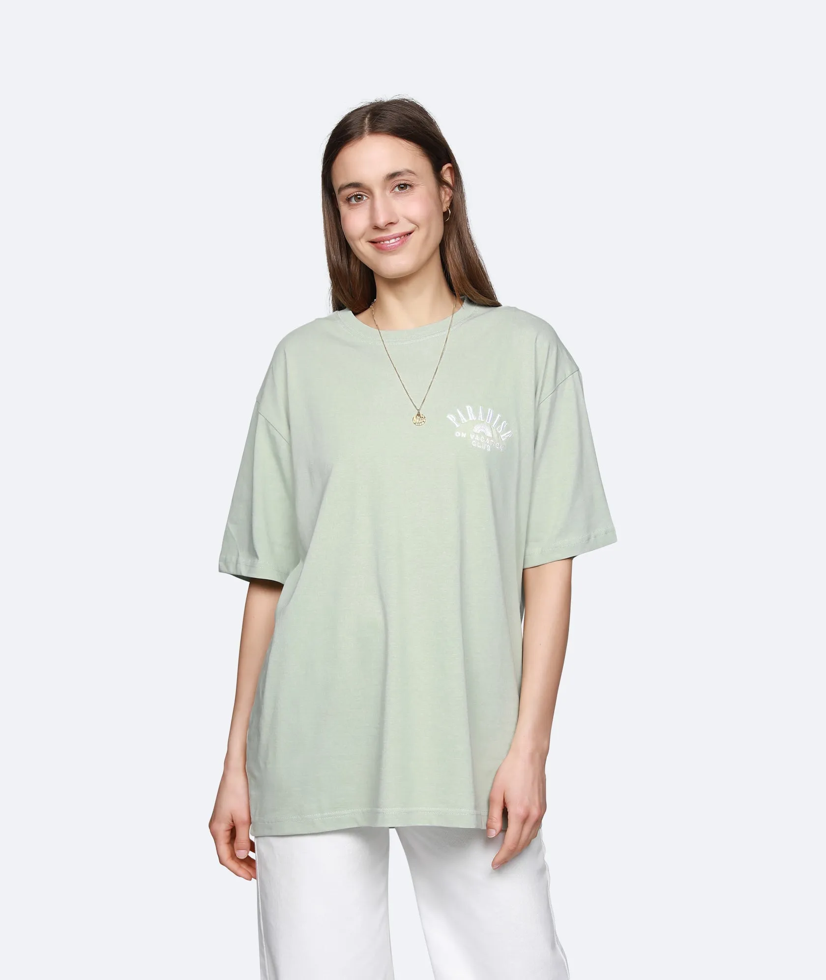 Paradise T-Shirt - Light Olive