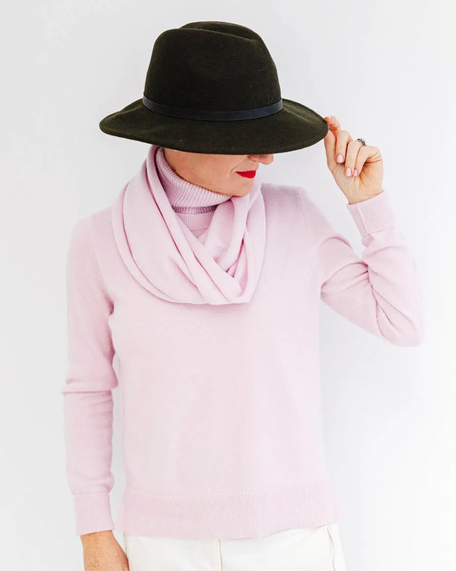 Peony Pink Cashmere Sweater Jumper