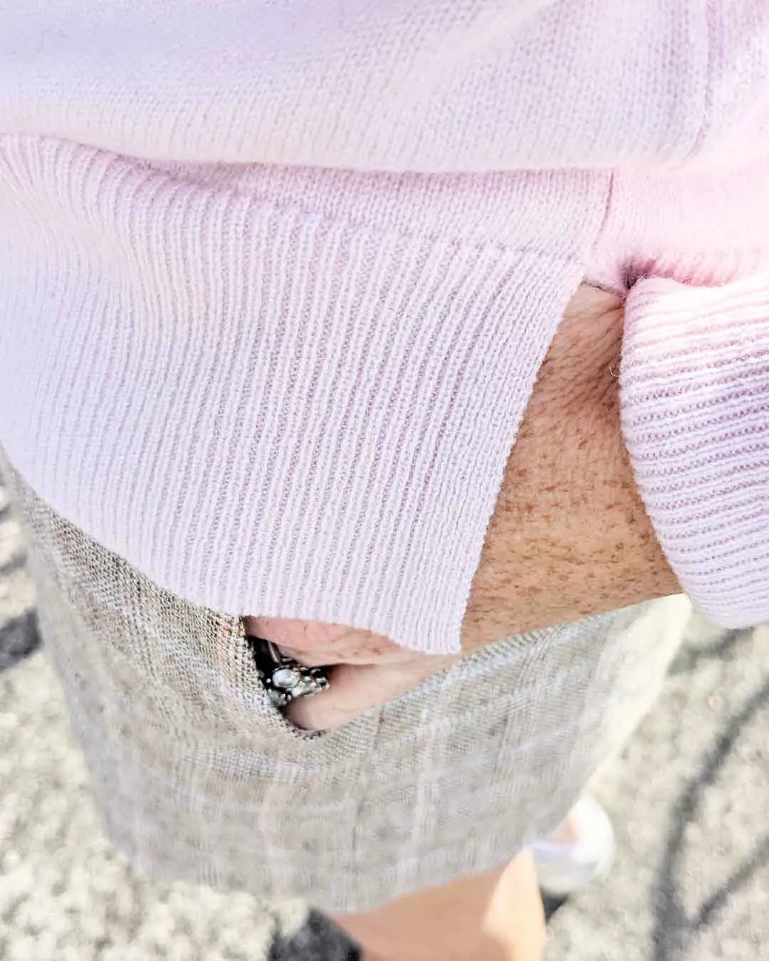 Peony Pink Cashmere Sweater Jumper