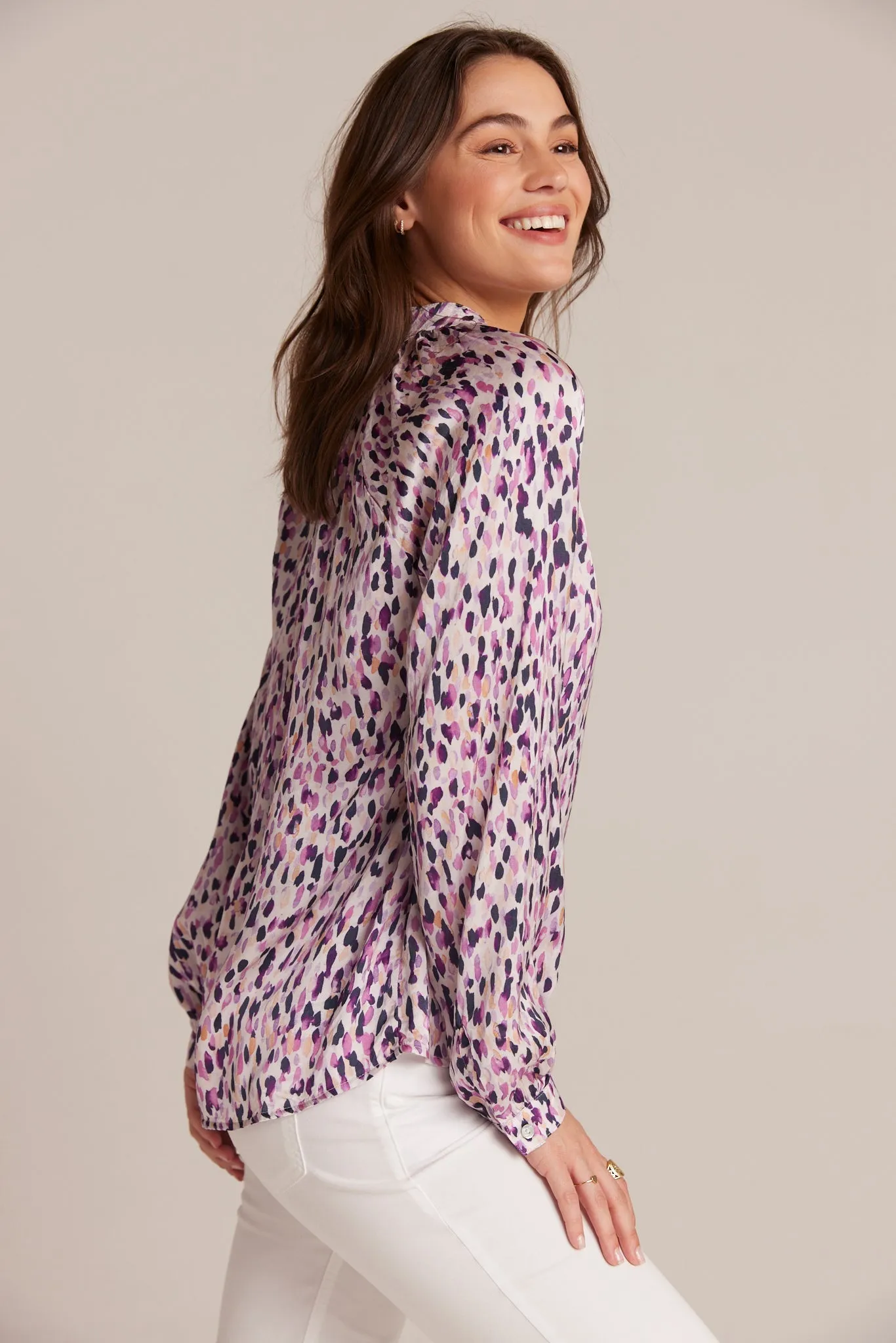 Raglan Sleeve Pullover - Confetti Print