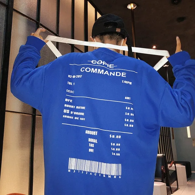 Receipt Sweatshirt