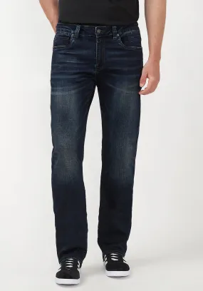 Relaxed Straight Driven Men's Jeans in Authentic Indigo - BM22137