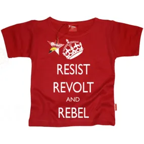 Resist, Revolt and Rebel Kids T-Shirt