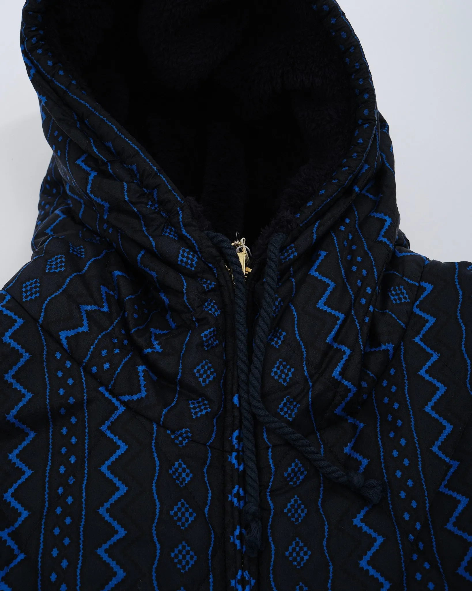 Reversible Hooded Jacket Navy