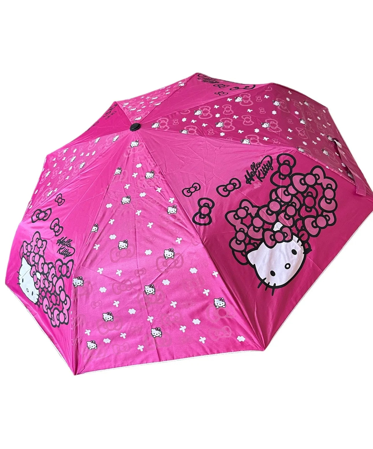 Sanrio Hello Kitty Compact Manual Umbrella With UV Protection