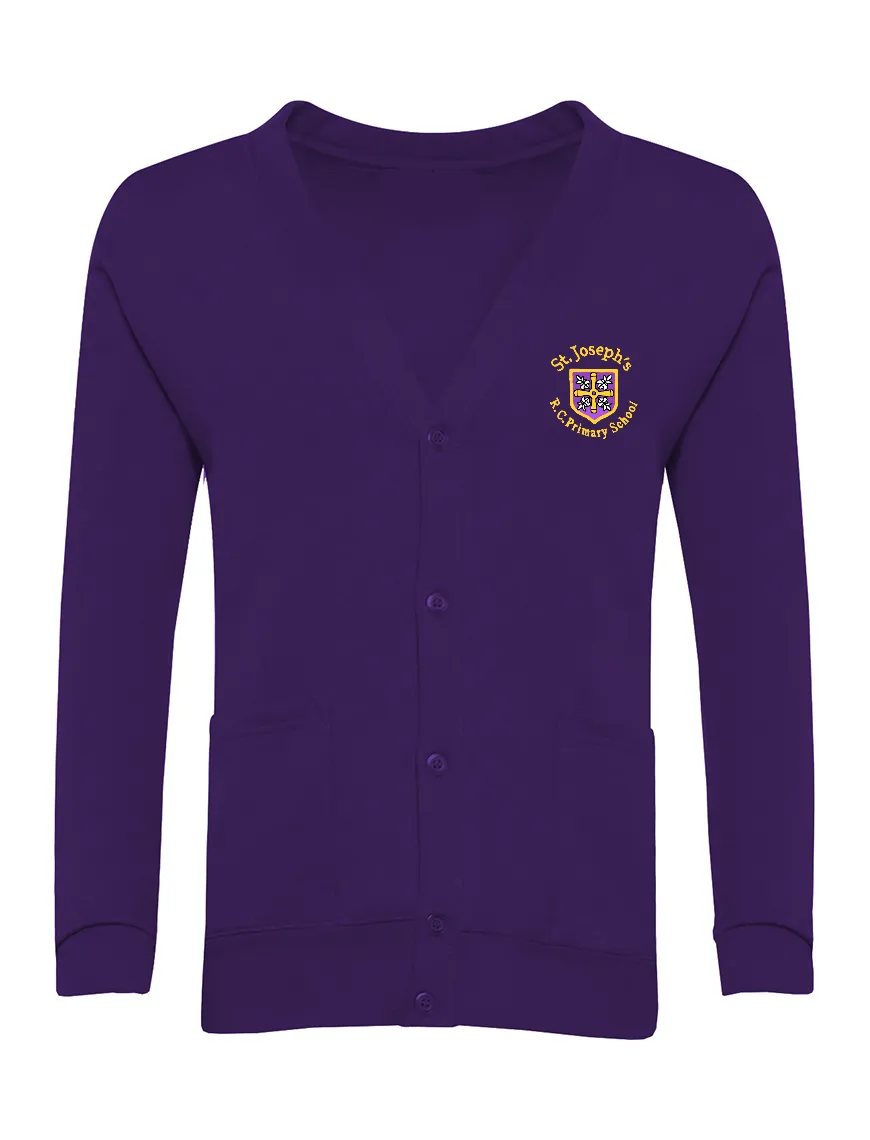 St Joseph's Catholic Primary School - Sunderland Purple Cardigan