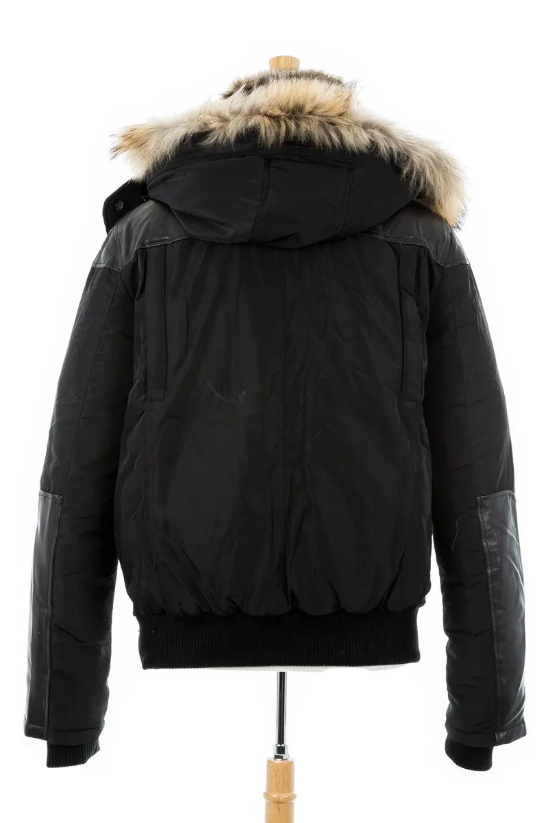 Stanley Puffer Coat With Fur Trim