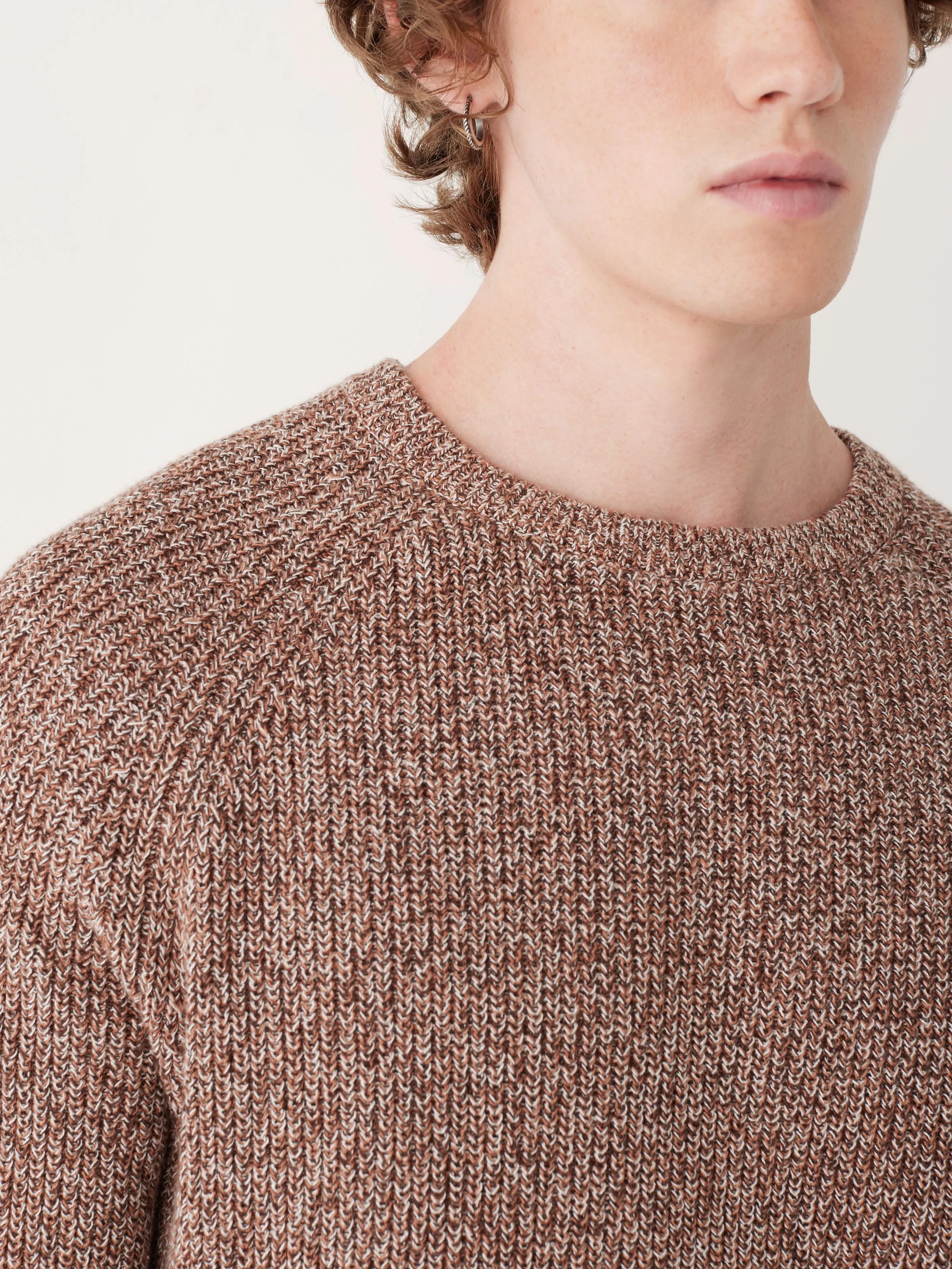 The Crewneck Sweater in Russet