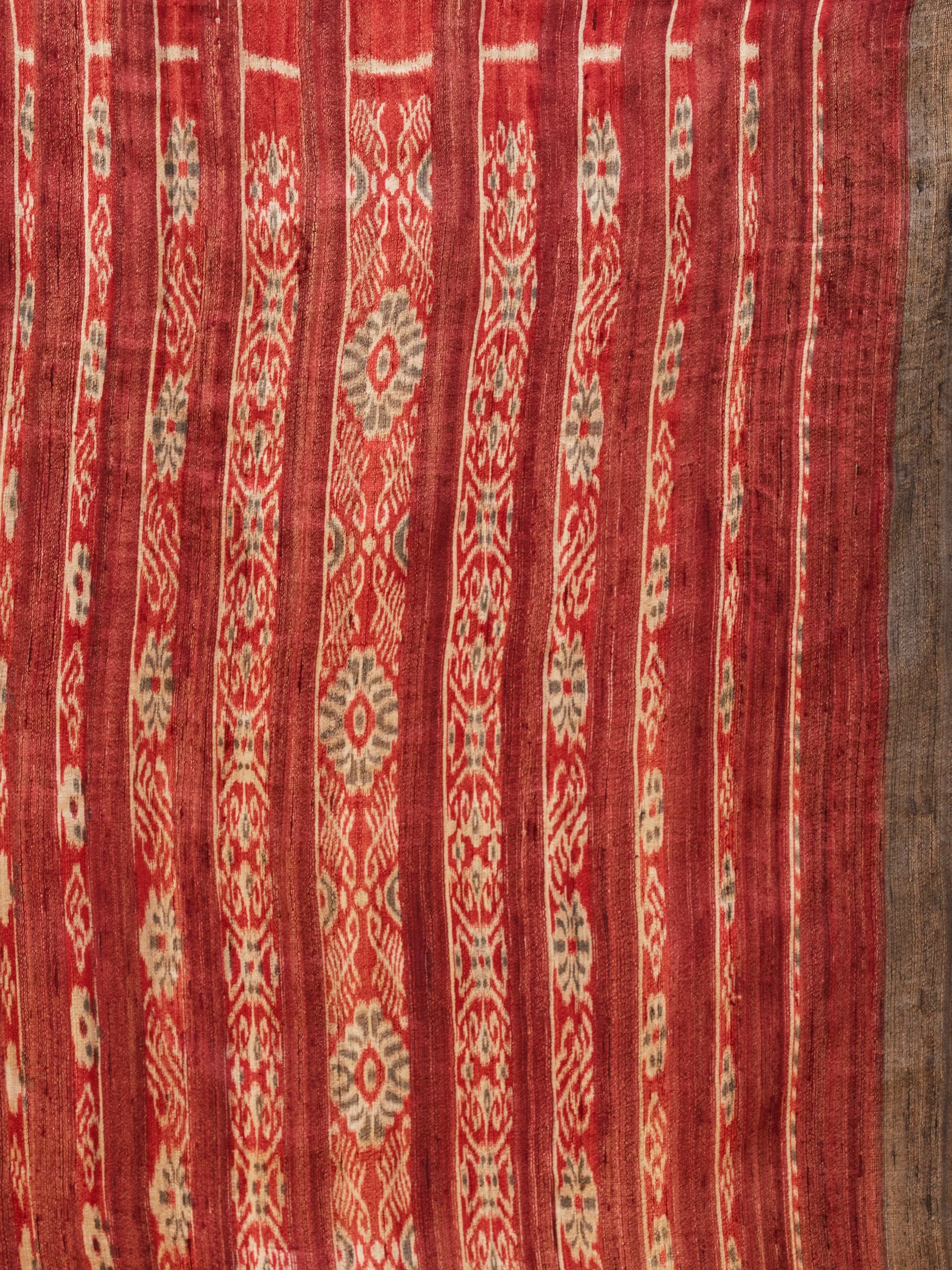 Tussar silk with sambalpuri pallu