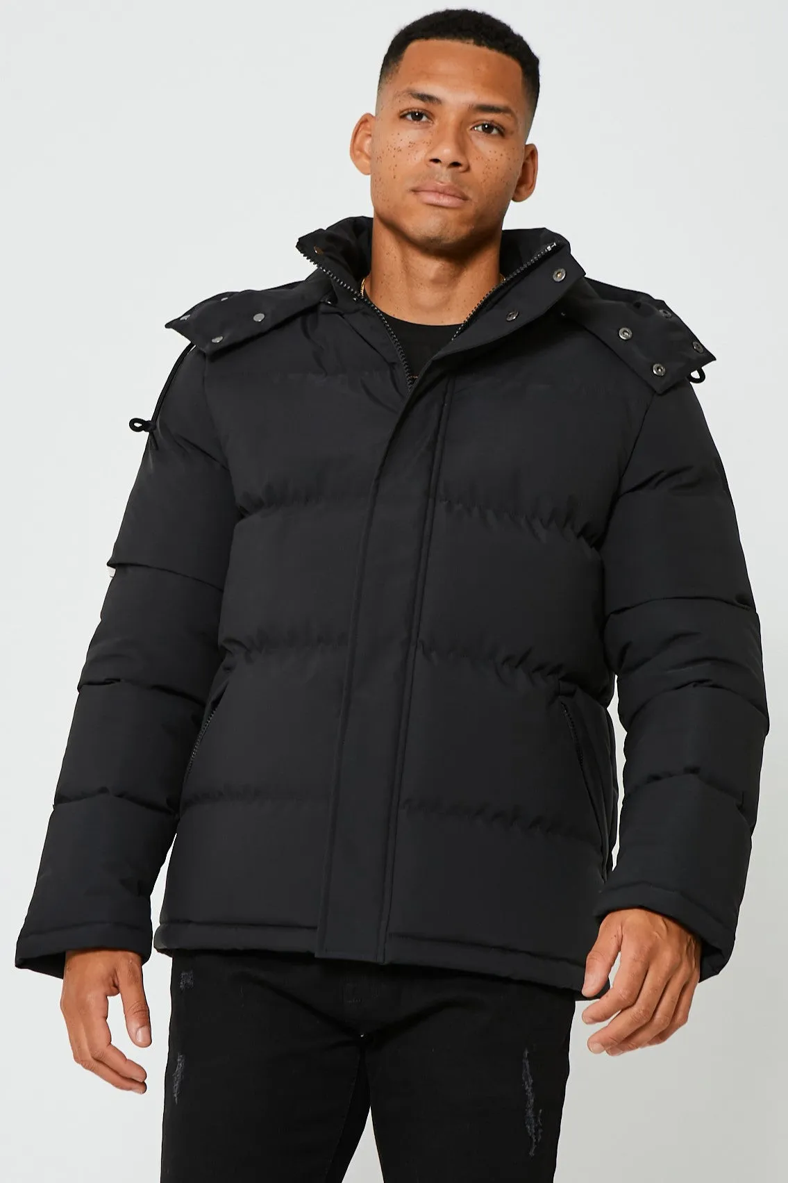 Upminster Puffer Jacket - Black