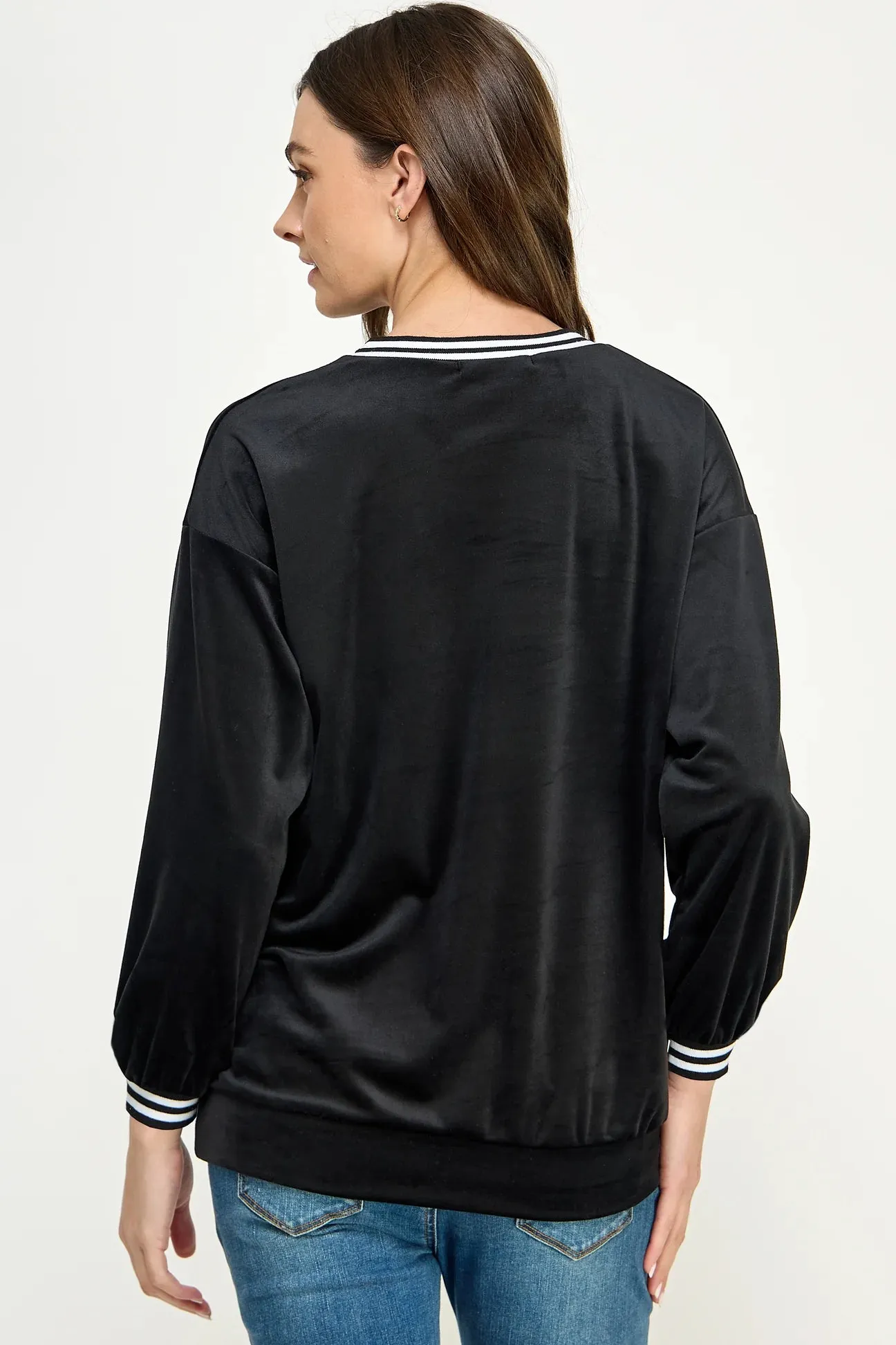 Velvet Sweatshirt