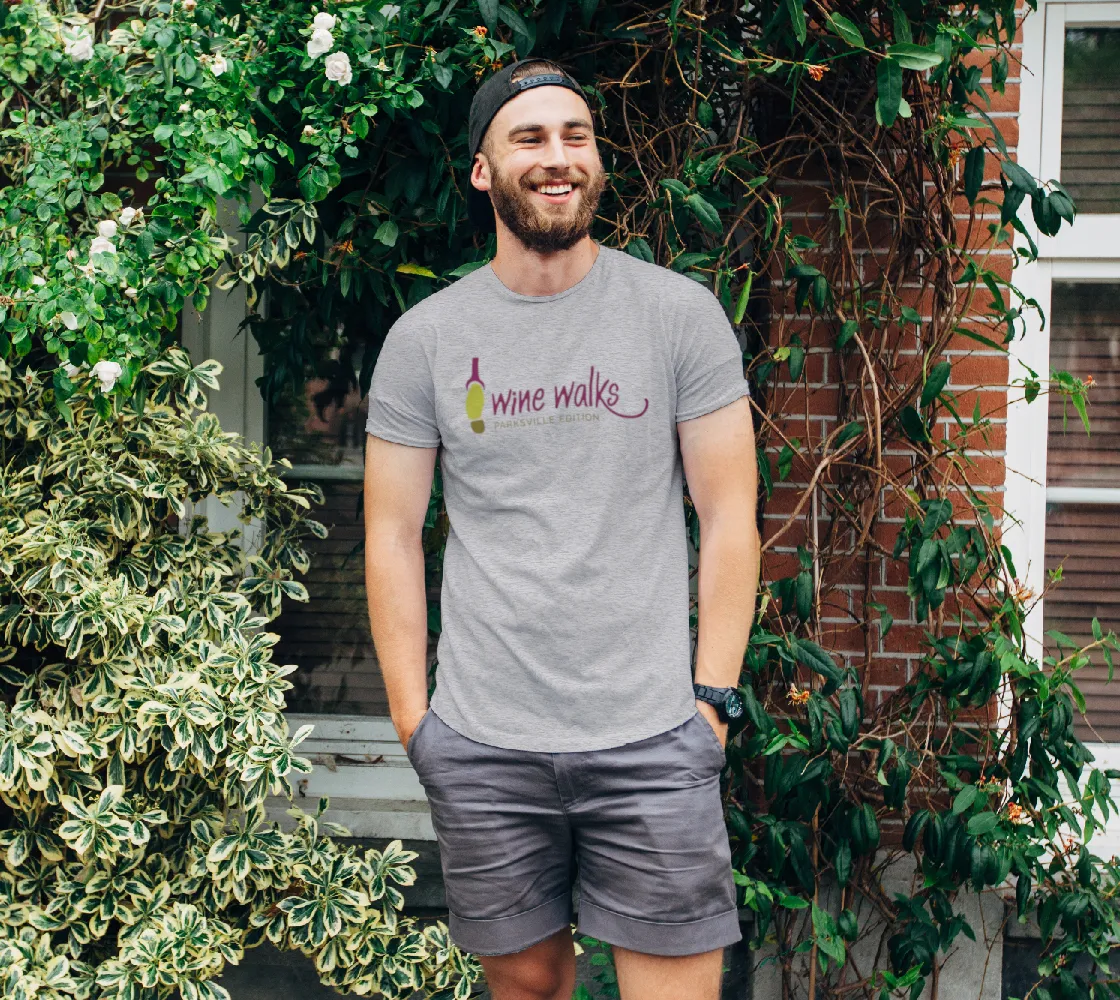 Wine Walks - Parksville Edition - Men's T-Shirt