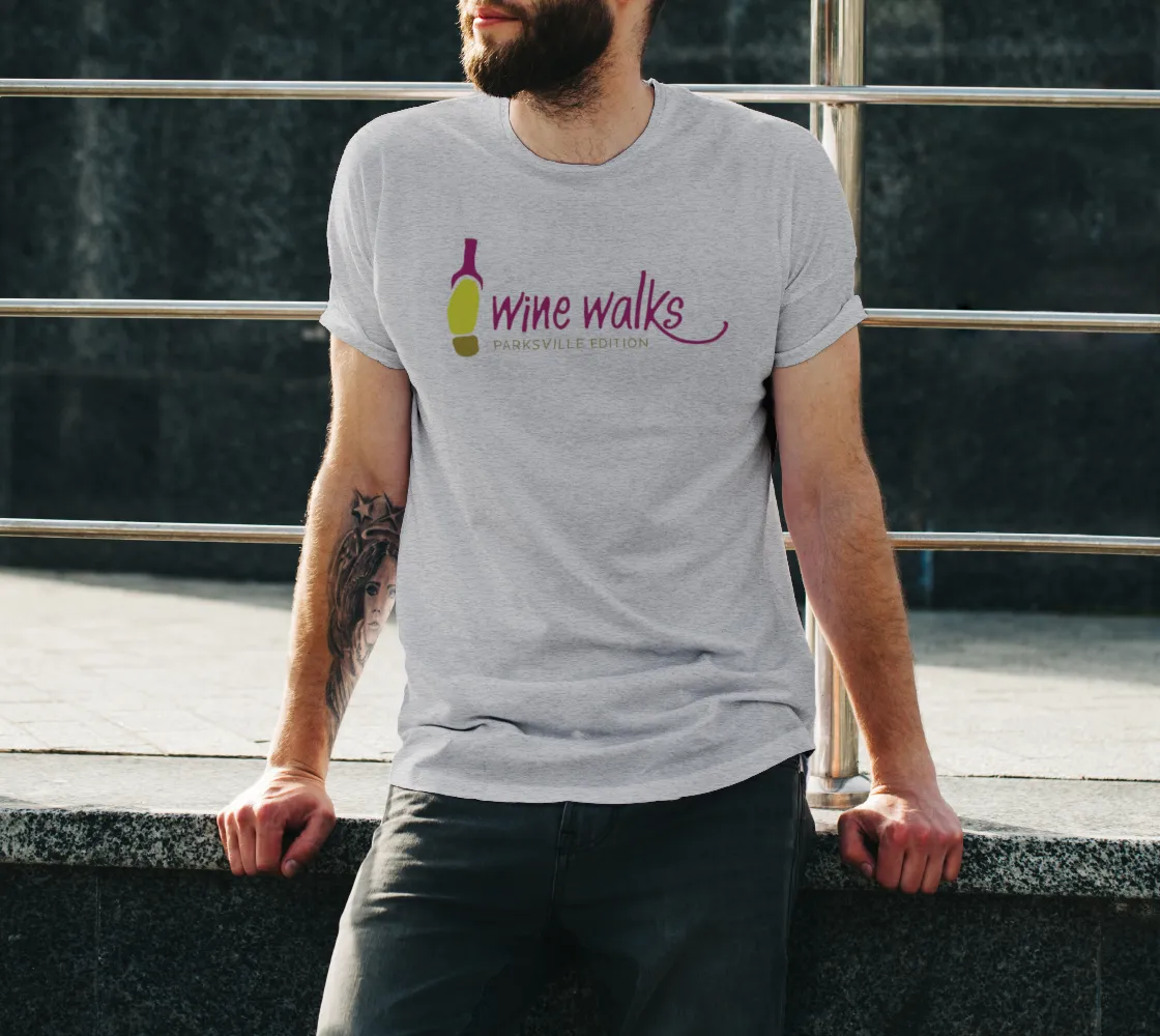 Wine Walks - Parksville Edition - Men's T-Shirt