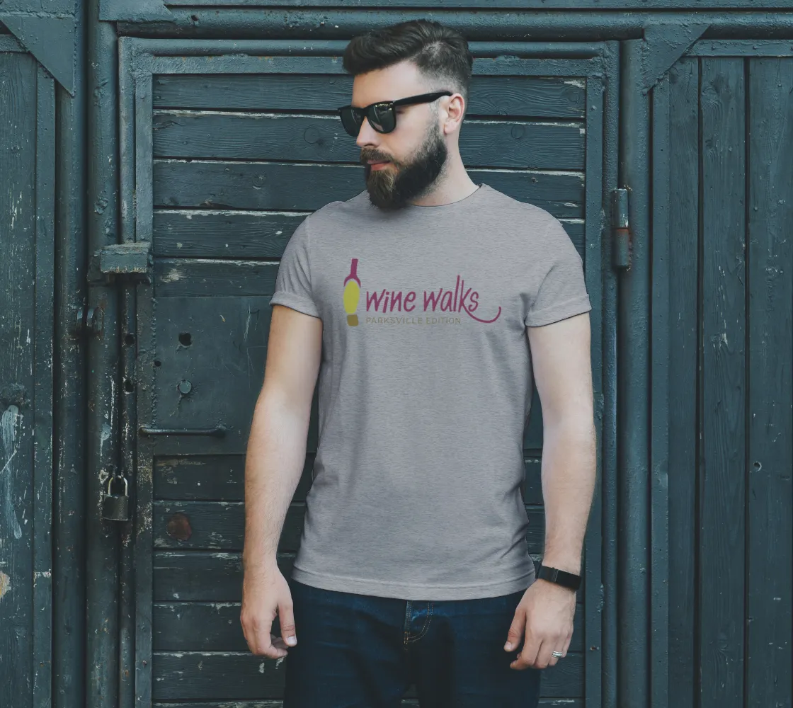 Wine Walks - Parksville Edition - Men's T-Shirt