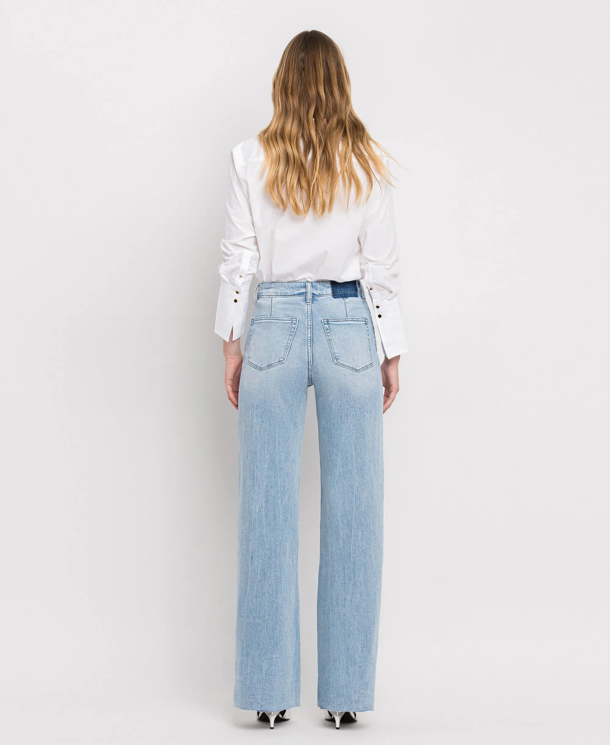 Work Song - Super High Rise Wide Leg Jeans